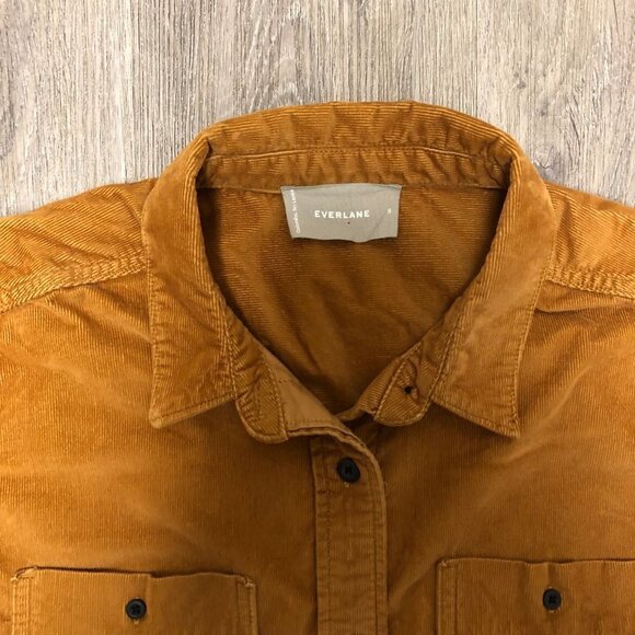Everlane Size Small The Corduroy Everyone Overshirt Shacket Button Down Shirt - Picture 5 of 12